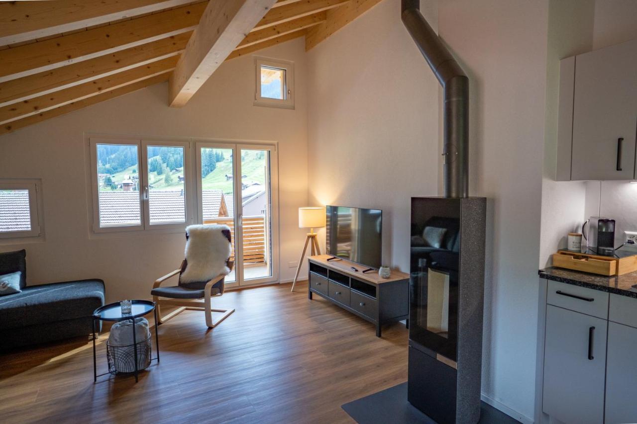Chuenislodge2- Zwei Balkone, Gemuetlicher Kamin, Top Aussicht Adelboden Exteriér fotografie
